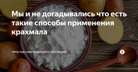 Альтернативные способы применения устаревшего крахмала в пищевой промышленности