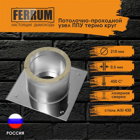 Важность обеспечения герметичности сандвич-дымохода ferrum