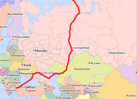 Влияние географических особенностей на определение границы Европы и Азии