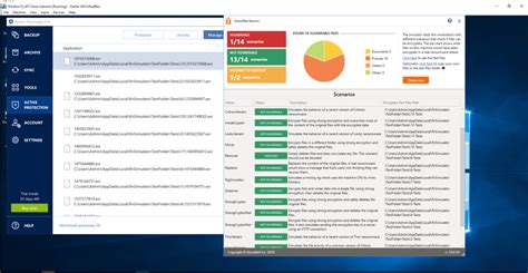 Особенности функционирования службы Acronis Active Protection