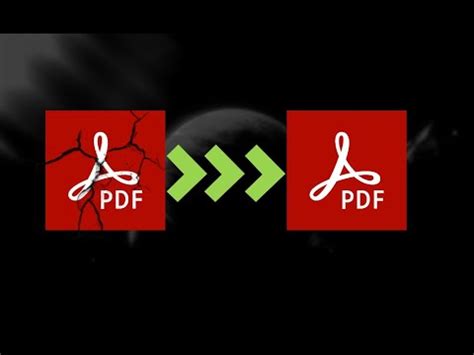 Поврежденный pdf файл
