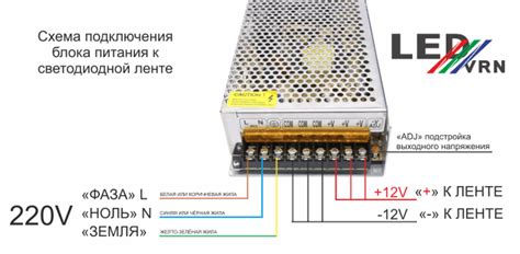 Правильное подключение ленты 12V к блоку питания на 24V с помощью преобразователя