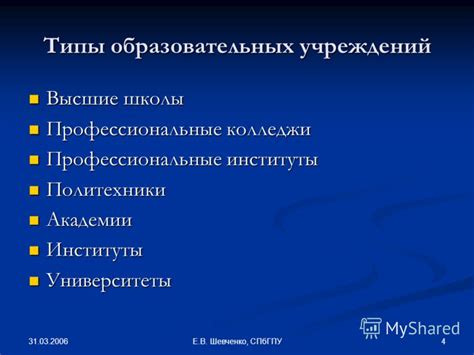 Профессиональные академии и институты