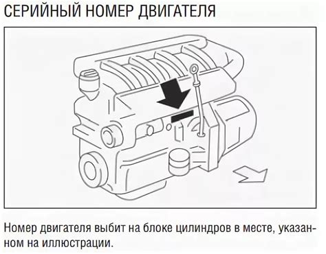 Расположение идентификационного кода двигателя фургона Citroen Jumper