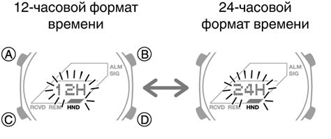 Регулировка времени и мощности