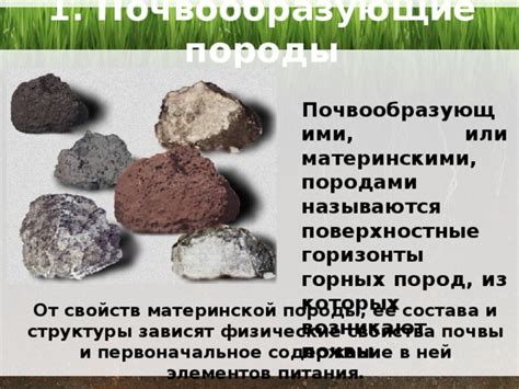 Геологические свойства глинистой почвы