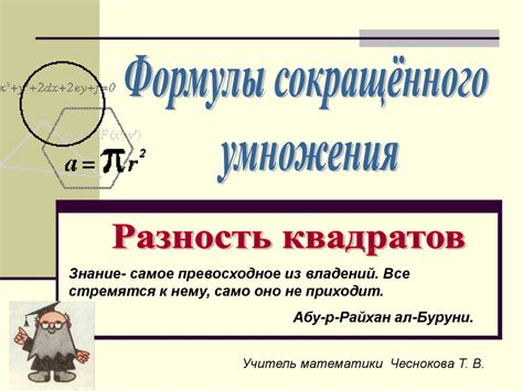 Глава 1: Определение полного квадрата