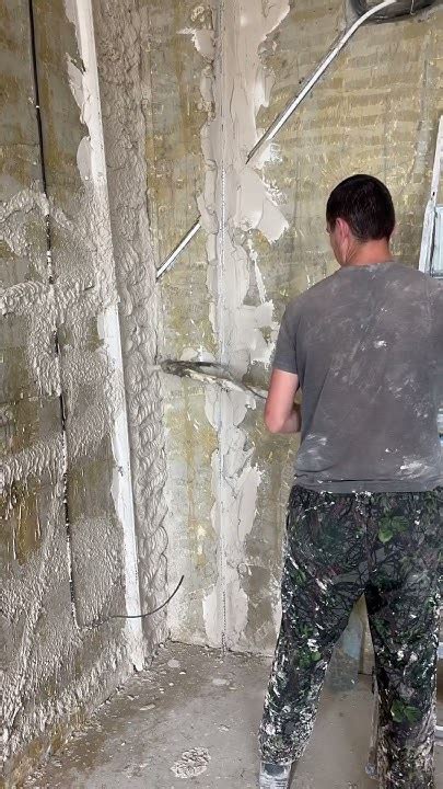 Заготовка и нанесение гипсовой смеси