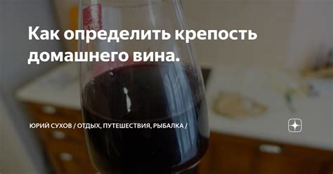 Контроль качества и безопасность домашнего вина