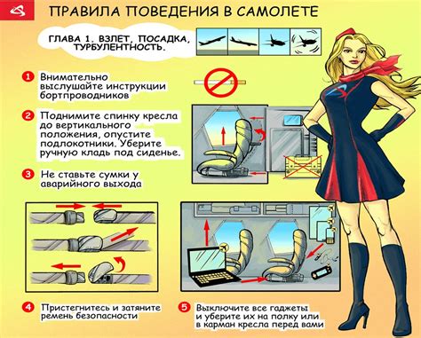 Меры безопасности на борту самолета