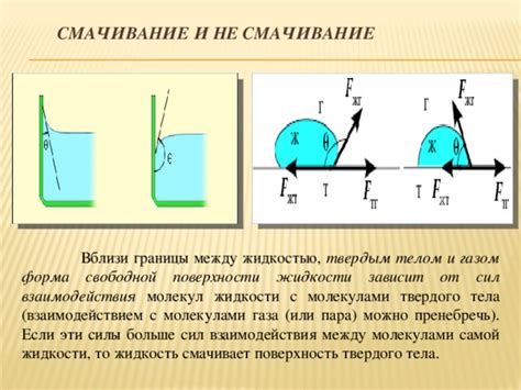 Ограничения и особенности диффузии между твердым и жидким