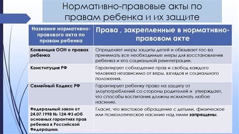Основной документ для юридической защиты