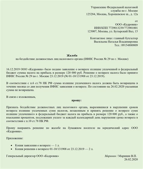 Особенности рассмотрения жалобы на ИП в налоговой инспекции