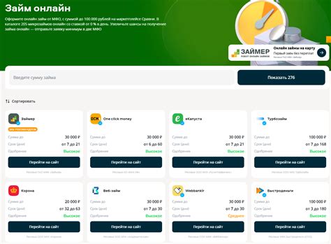 Получение микрозайма онлайн