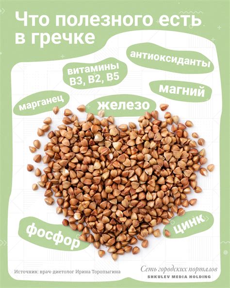 Польза гречки для здоровья и связь с ПП