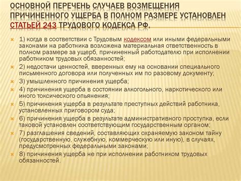 Понятие материальной ответственности у контрактника