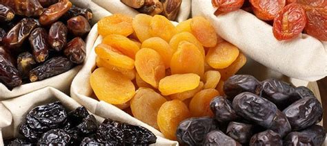 Правильное хранение сухофруктов