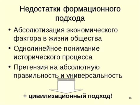 Правильность подхода