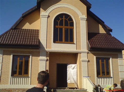 Преимущества деревянных домов обложенных кирпичом