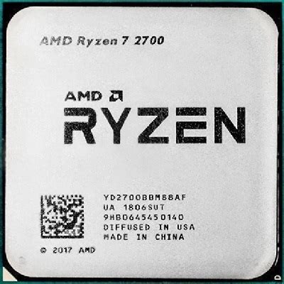 Преимущества процессора Ryzen 7 2700