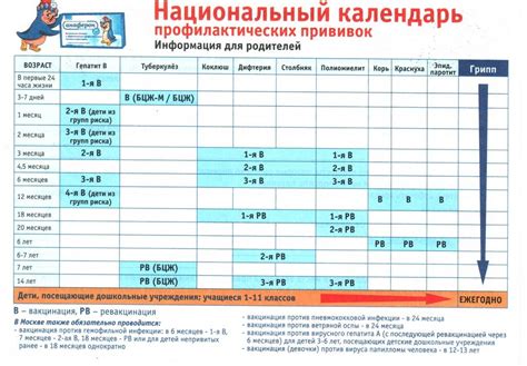 Прививки после года: важность и необходимость
