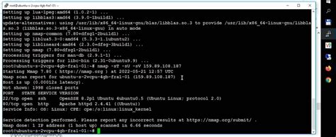 Применение утилиты "nmap" для определения открытых портов