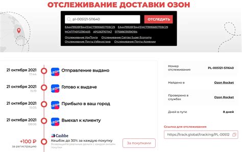 Проверка статуса доставки с помощью приложения оператора