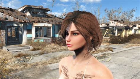 Процесс изменения внешности гуля в Fallout 4