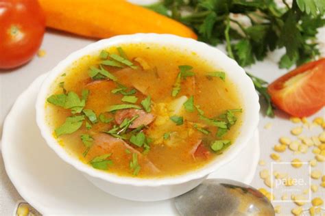 Рецепты супов с охотничьими колбасками