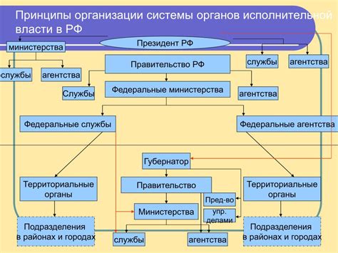 Роли и функции исполнительной схемы