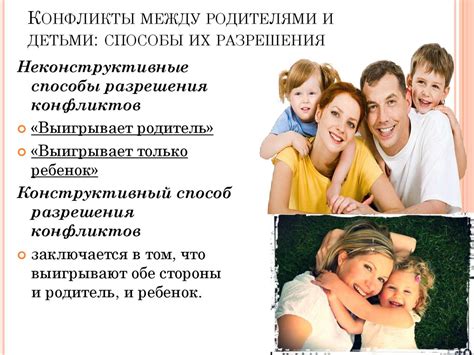 Семейные конфликты и их влияние