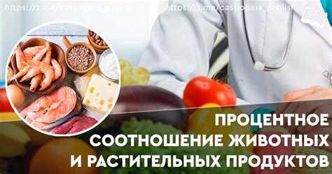Соотношение мяса и других продуктов в рационе