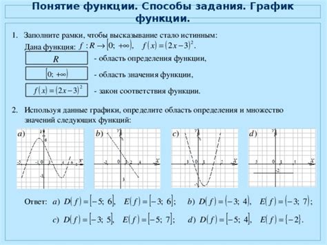 Способы определения функции