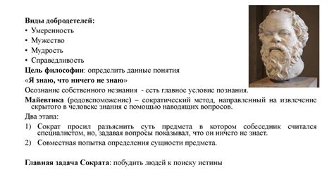 Философия Сократа: основные принципы и идеи